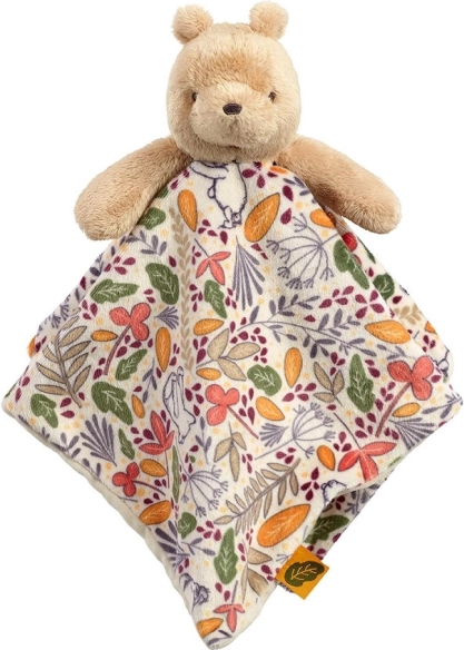 Doudou di peluche Winnie the Pooh con tessuto a fantasia