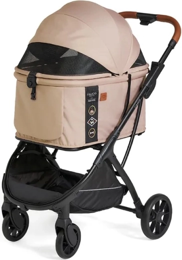 FIKAGO passeggino per animali Agile Huggy, beige
