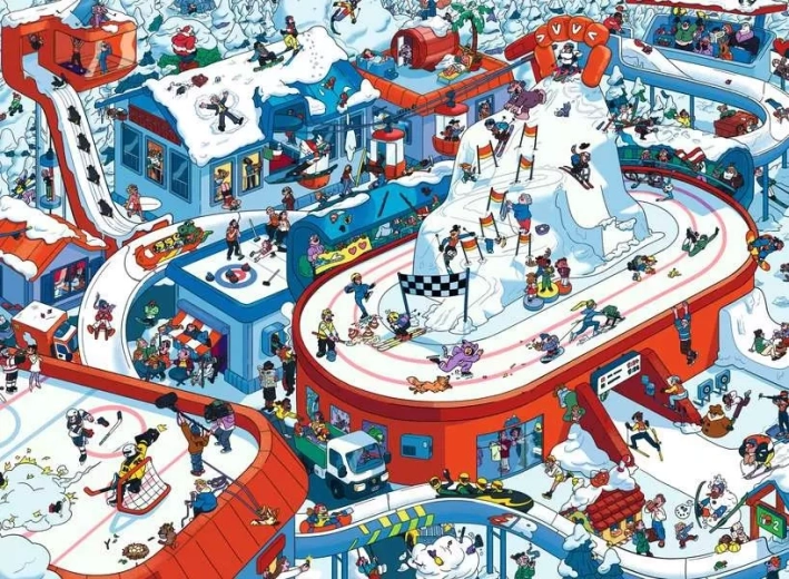Puzzle Ravensburger Regno d’inverno delle meraviglie XXL 200 pezzi