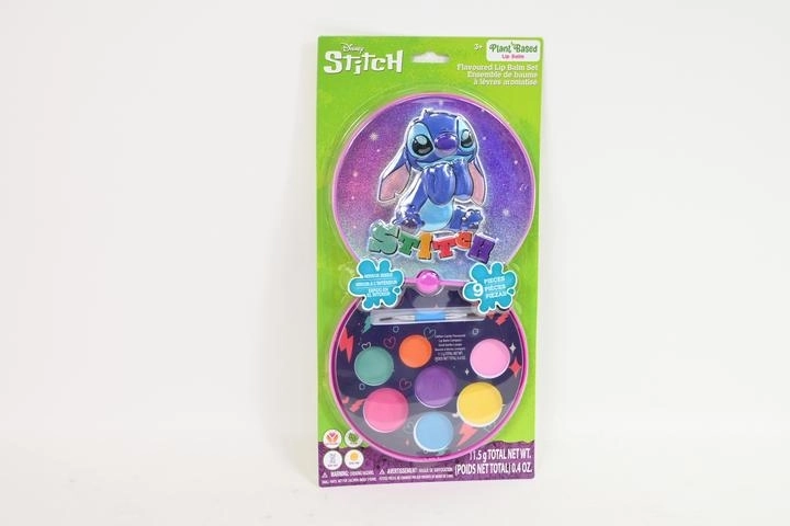 Set di lucidalabbra Stitch in mini pochette cosmetica