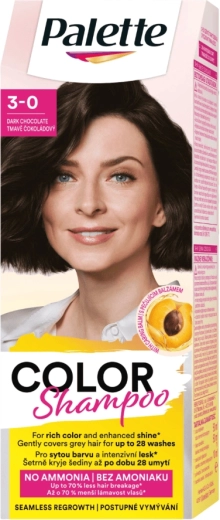 Palette Color Shampoo cioccolato scuro 3-0, 50 ml
