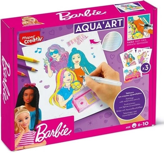 Maped Creativ Aqua Art immagini ad acquerello Barbie