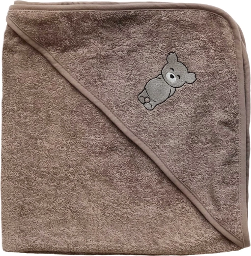 Petú Petú asciugamano per neonati con cappuccio Teddy