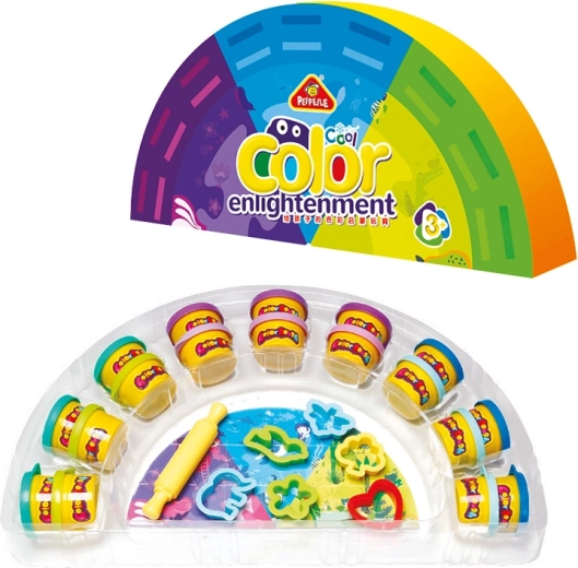 Grande set di paste da modellare – 18 pezzi in colori freddi