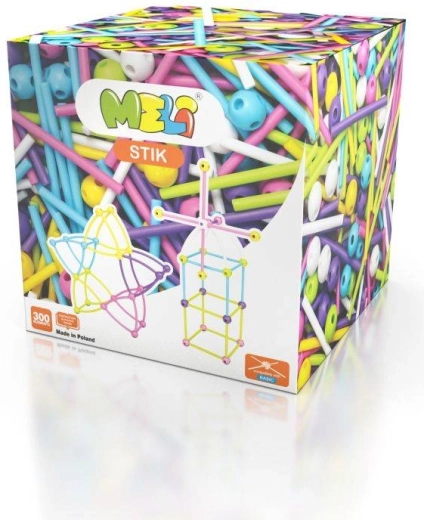 Costruzioni Meli Stik Pink 300 pezzi