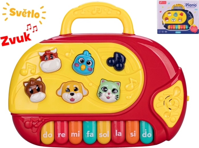 Pianola per bambini con effetti luminosi e sonori
