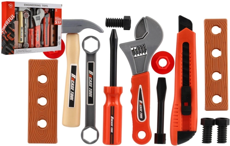 Set di attrezzi per bambini in scatola