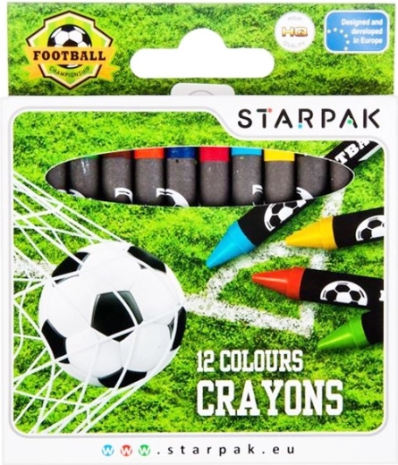 Pastelli a cera calcio 12 pz