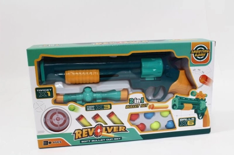 Pistola in schiuma per dardi e palline