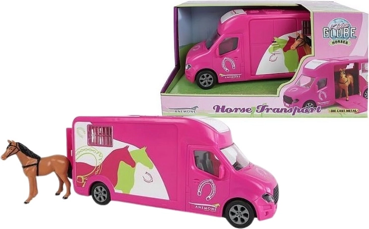 Trasportatore per cavalli rosa per bambini