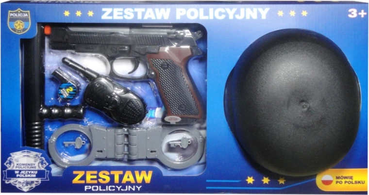 Set della polizia con modulo vocale in polacco