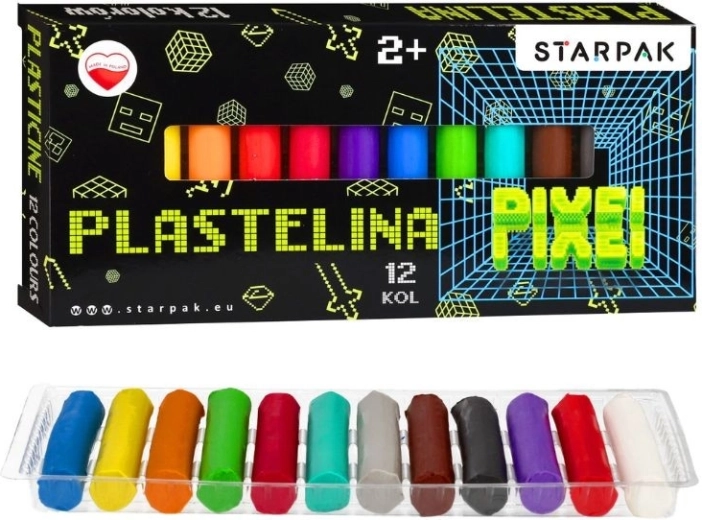 Plastilina Game Pixel – 12 colori