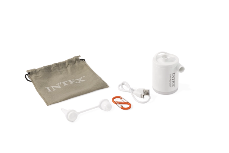 Piccola pompa elettrica INtex Quick-Fill USB 200R con lanterna LED