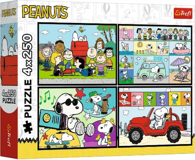 Puzzle Peanuts – Avventura con i pistacchi 4×250 pezzi