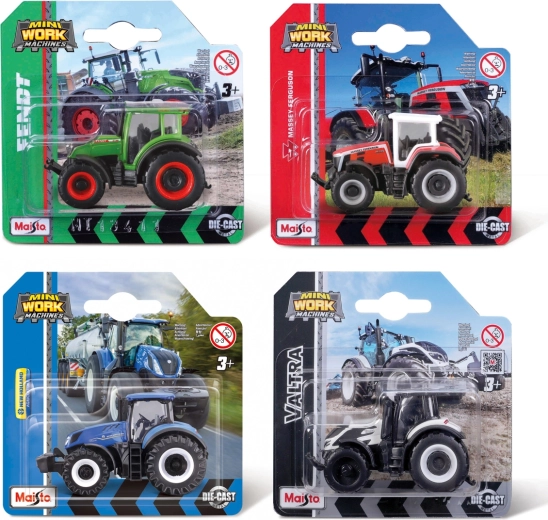 Maisto mini trattore da lavoro 3 pollici in blister