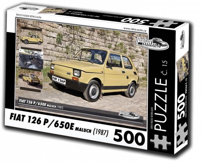 Puzzle Auto d’epoca Fiat 126p Maluch (1987) – 500 pezzi