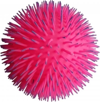 Pallina pelosa luminosa – palla sensoriale elastica in colori melangiati