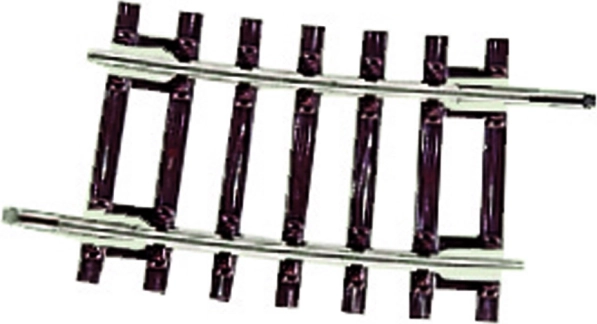 Roco Line Binario curvo con traversine in legno