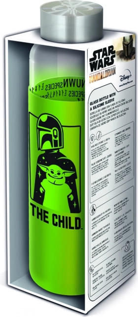 Bottiglia in vetro con rivestimento Mandalorian 585 ml