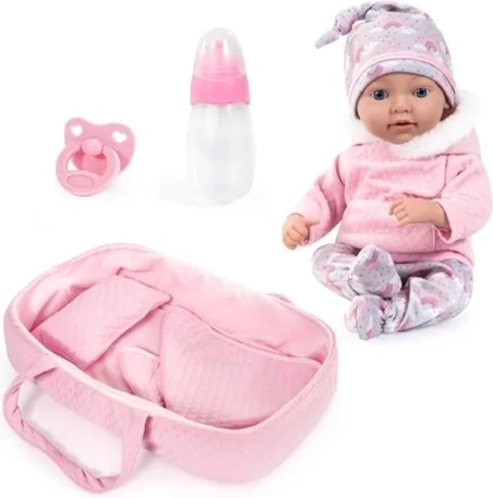 Bayer bambola reborn realistica 38 cm con marsupio