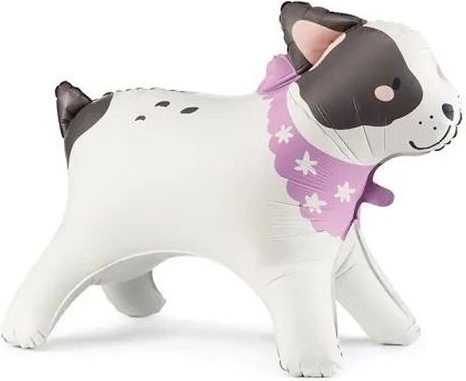 Palloncino in alluminio autoportante Bulldog 75 × 57 cm