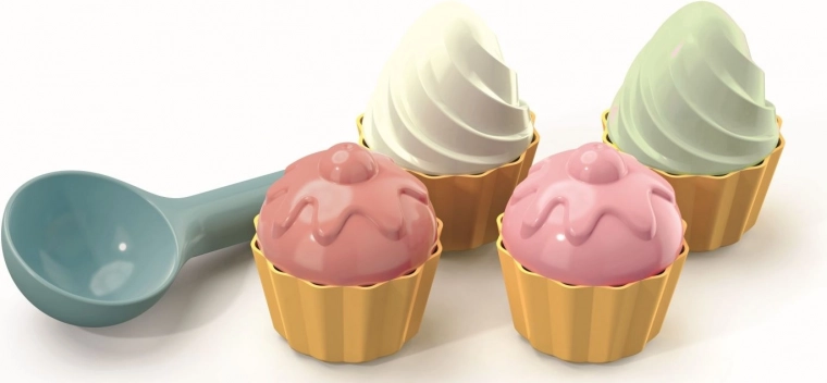 Stampini per sabbia Androni – dolcetti, set da 9 pezzi