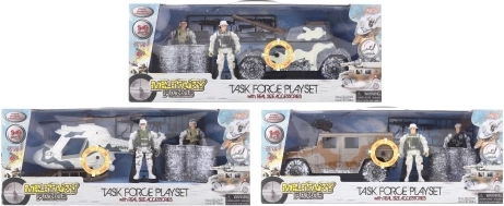 Set militare con suoni e luci a batteria