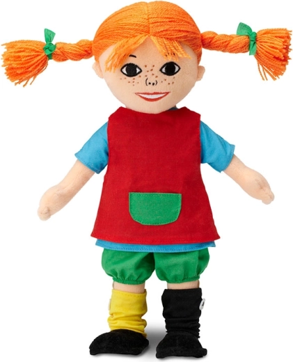 Micki of Sweden Pippi Calzelunghe bambola morbida in stoffa 30 cm
