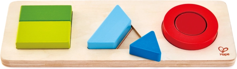 Puzzle in legno forme geometriche