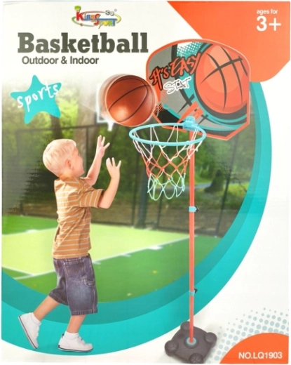 Canestro da basket su supporto in scatola