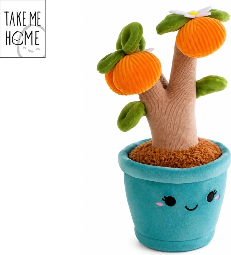 Take Me Home arancio in peluche 26 cm
