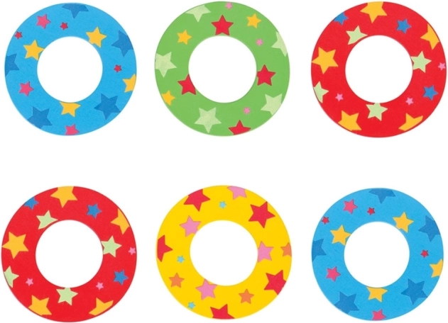 Bigjigs Toys Lettera di legno con stelle - O