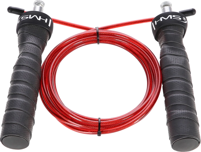 Corda per saltare veloce HMS SK48 con cavo in acciaio e cuscinetti