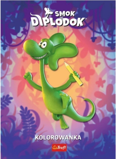 Smok Diplodok: libro da colorare