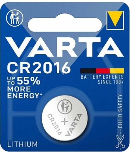 Batteria a bottone Varta CR2016, 3 V