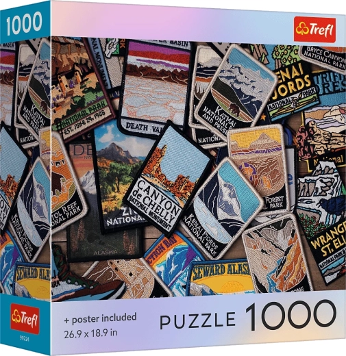 Puzzle Trefl Souvenir americani 1000 pezzi
