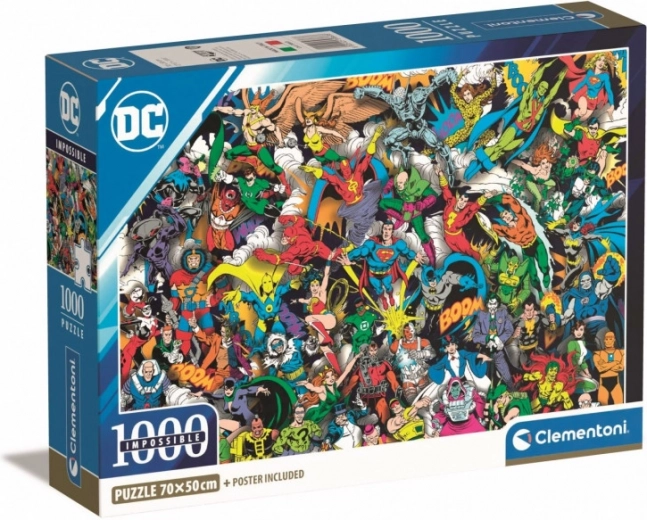 Puzzle 1000 pezzi Impossible DC Comics