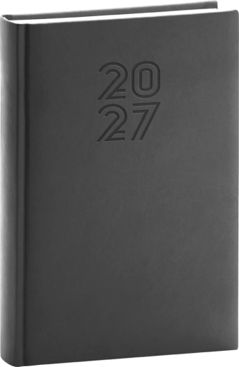Agenda giornaliera Notique Aprint 2027 nera 15 × 21 cm