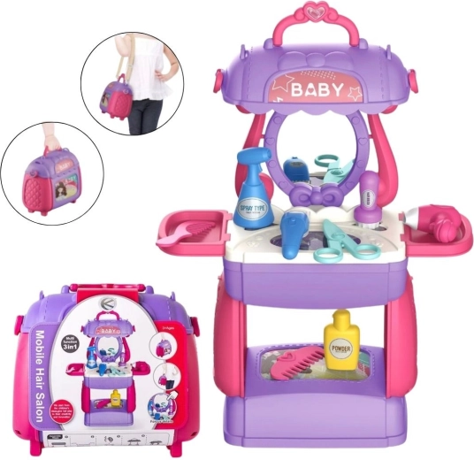 Set da parrucchiere per bambini in valigetta - 1 pezzo