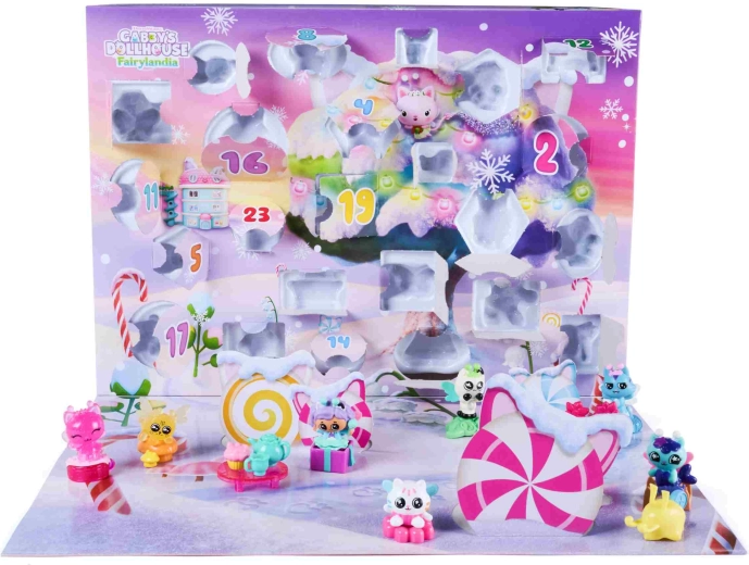 Gabby's Dollhouse Wróżkolandia calendario dell'Avvento con figurine e decorazioni