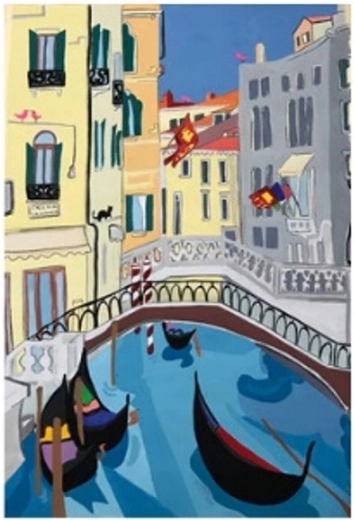 Norimpex Dipingere con i numeri Ponte di Venezia 40 × 50 cm