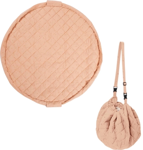 Play&Go Noomad soft tappeto da gioco e sacco porta giocattoli organic fleuri