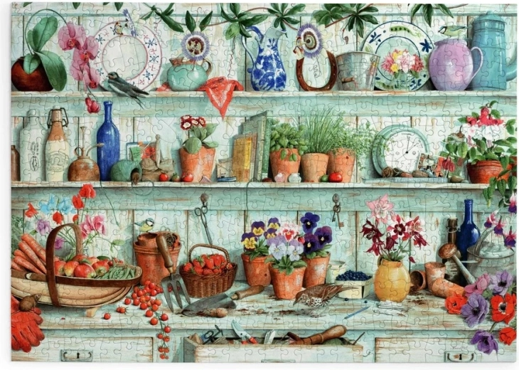 Puzzle House of Puzzles Fiori e raccolto, 500 pezzi grandi