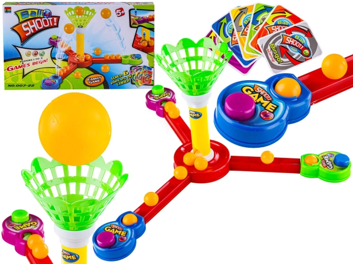 Gioco di abilità Ball Shoot! – palline saltellanti, tiro nel canestro