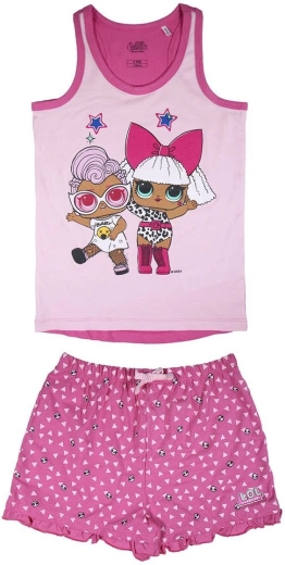 Pigiama da donna LOL rosa lampone