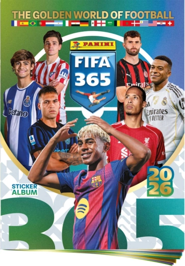Panini FIFA 365 2025/2026 album da collezione per figurine + foglio di figurine