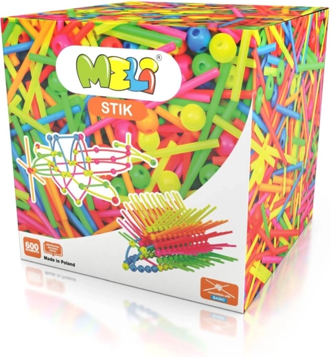 Set di costruzioni MELI Stik Neon 600 pezzi