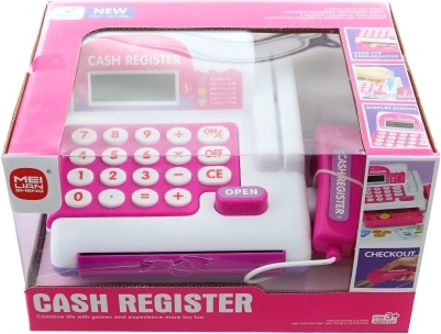 Cassa giocattolo per bambini con scanner a batterie - 1 pezzo