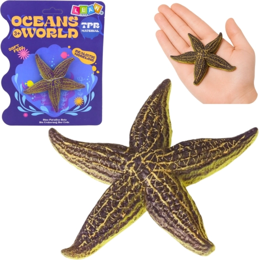 Figurina realistica in gomma di stella marina 9,5 cm
