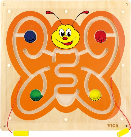 Babu labirinto in legno con perline